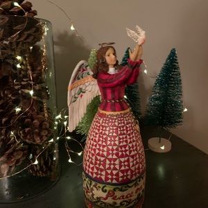 Jim Shore Heartwood Creek Christmas Angel w/ Dove